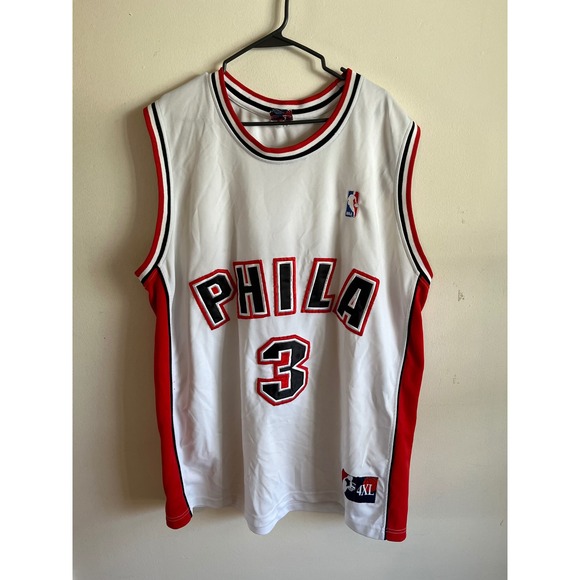 Other - Allen Iverson Majestic White PHILA Jersey 76ers 4XL #3